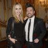 Tonya Kinzinger et Chris Marques - Soirée de prestige à l'hôtel Marcel Dassault Pour "Autistes sans Frontières" à Paris le 16 avril 2015. 