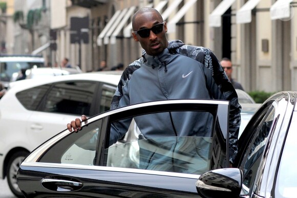 Kobe Bryant à Milan, le 16 avril 2015