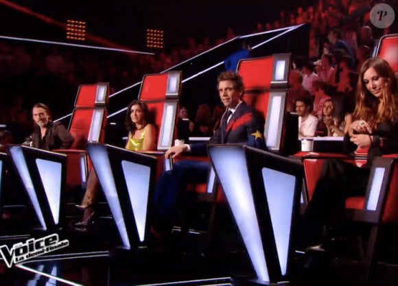 Les coachs dans The Voice 4 (demi-finale), le samedi 18 avril 2015 sur TF1.