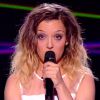 Camille Lellouche dans The Voice 4 (demi-finale), le samedi 18 avril 2015 sur TF1.