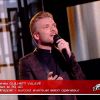 Guilhem Valayé dans The Voice 4 (demi-finale), le samedi 18 avril 2015 sur TF1.