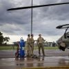 Le prince Harry a fait un vol de reconnaissance en hélicoptère Tigre, en avril 2015 dans la région de Darwin en Australie, dans le cadre de sa dernière mission dans l'armée.