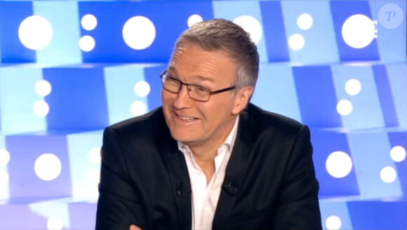Laurent Ruquier, dans On n'est pas couché sur France 2, le samedi 18 avril 2015.