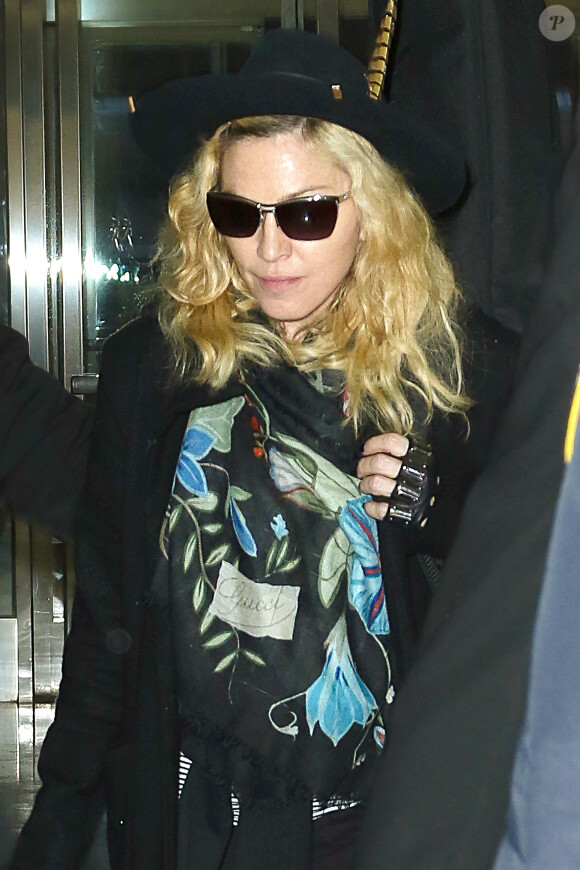 Madonna à New York le 14 mars 2015