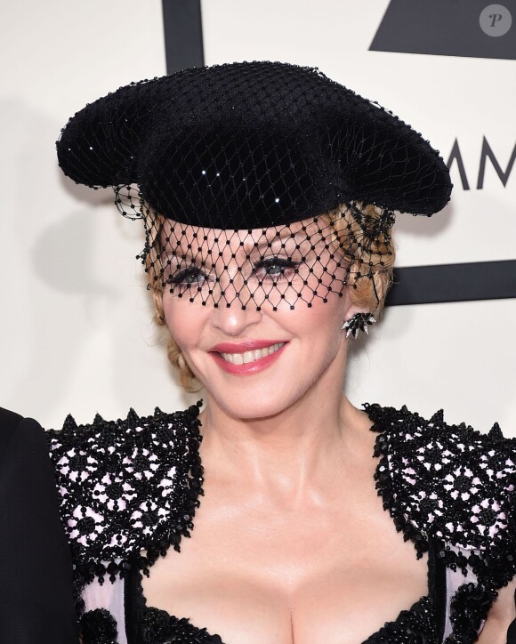 Madonna - 57ème soirée annuelle des Grammy Awards au Staples Center à Los Angeles, le 8 février 2015 