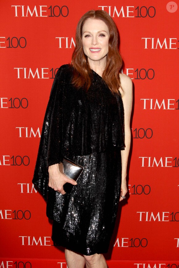 Julianne Moore assiste au gala Time 100 du magazine TIME au Frederick P. Rose Hall. New York, le 21 avril 2015.