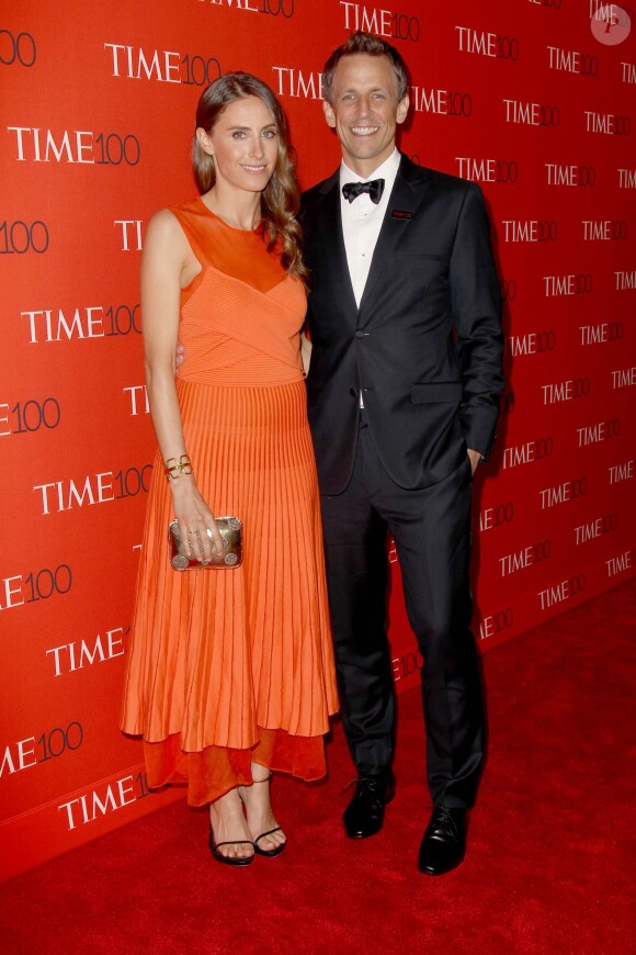 Alexi Ashe et Seth Meyers assistent au gala Time 100 du magazine TIME au Frederick P. Rose Hall. New York, le 21 avril 2015.