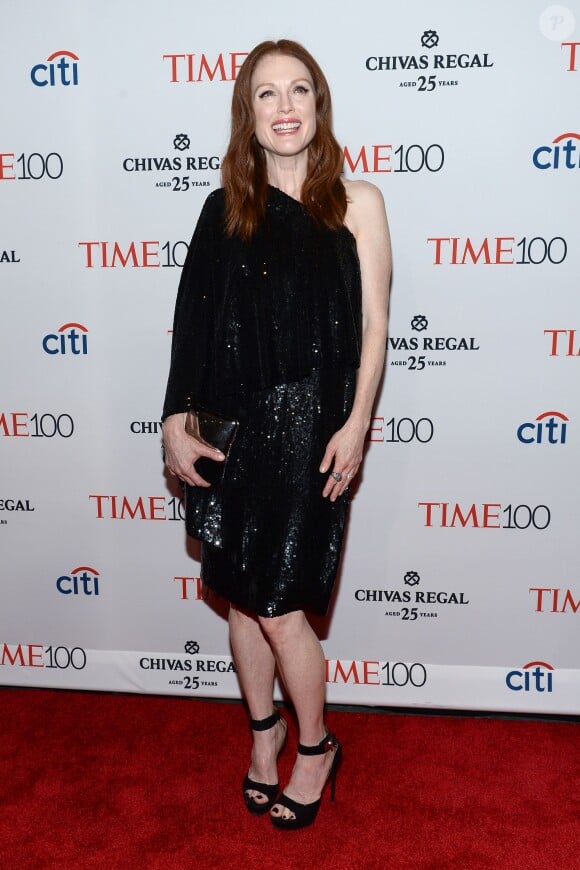 Julianne Moore assiste au gala Time 100 du magazine TIME au Frederick P. Rose Hall. New York, le 21 avril 2015.