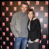 Denis Brogniart et sa femme Hortense - 25 ans du magazine TV Mag Paris, le 09/02/2012