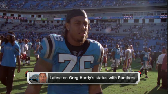 Greg Hardy, ex-défenseur star des Carolina Panthers en NFL, suspendu par la NFL suite à une affaire de violences conjugales