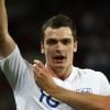 Adam Johnson lors d'Angleterre - Bulgarie lors des éliminatoires pour l'Euro 2012, en septembre 2010