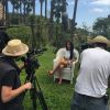 Ludivine Sagna : tournage à Cannes d'un projet à venir, en avril 2015