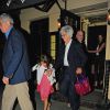 L'actrice Katie Holmes s'est rendue au restaurant à New York avec ses parents et sa fille Suri pour les 9 ans de celle-ci, le 17 avril 2015
