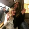 Sofia Vergara a ajouté une photo à son compte Instagram avec Reese Witherspoon pour la promotion de leur film Hot Pursuit, le 21 avril 2015