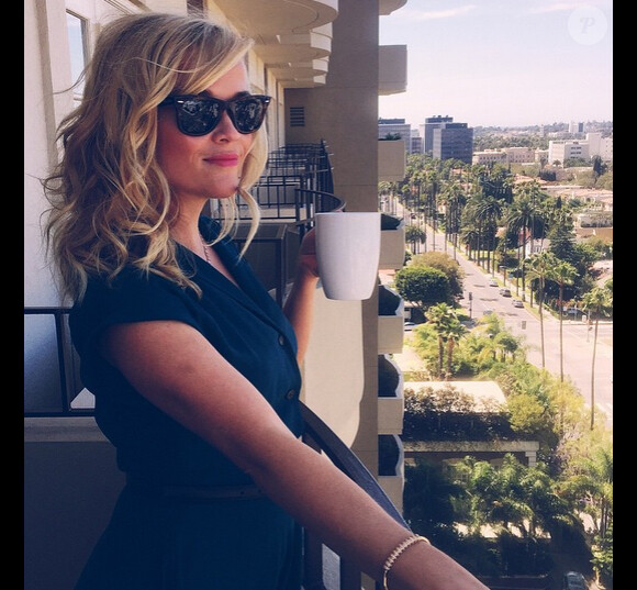 Reese Witherspoon fait la promo de son film Hot Pursuit avec Sofia Vergara, sur Instagram le 26 avril 2015