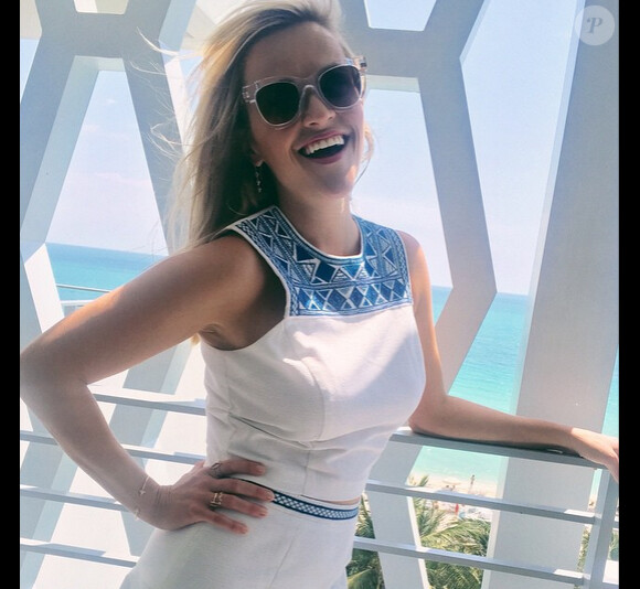 Reese Witherspoon fait la promo de son film Hot Pursuit avec Sofia Vergara, sur Instagram le 19 avril 2015
