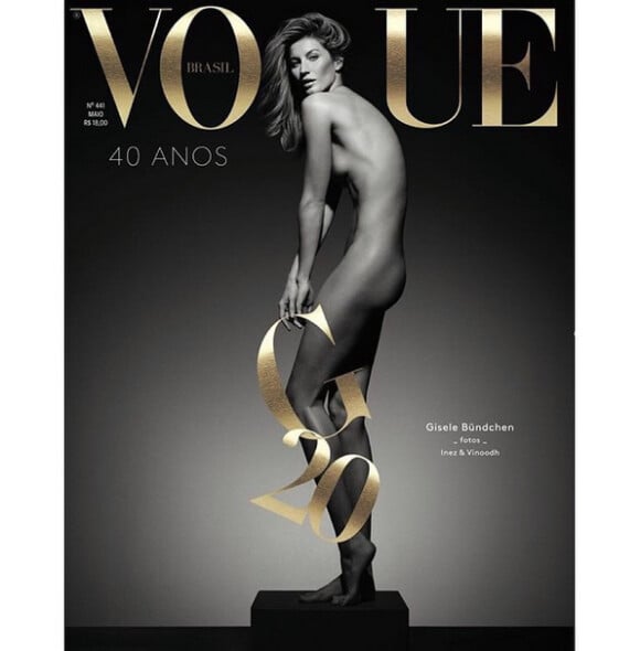 Gisele Bündchen en couverture du magazine Vogue Brésil pour un numéro spécial