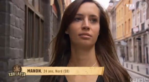 La jeune Manon, jolie candidate de Koh-Lanta 2015. Emission du 24 avril diffusée sur TF1.