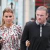 Coleen et Wayne Rooney à Manchester le 20 août 2013