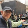 Ron Howard sur le tournage d'Inferno à Venise. (photo postée le 29 avril 2015)