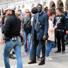 Omar Sy - Tournage du film "Inferno" à Venise, le 29 avril 2015.  Inferno set in Venise, Italy, on April 29th 2015.29/04/2015 - Venise