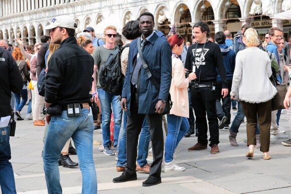Omar Sy - Tournage du film "Inferno" à Venise, le 29 avril 2015.  Inferno set in Venise, Italy, on April 29th 2015.29/04/2015 - Venise