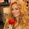 Exclusif - Adriana Karembeu à la Foire du Trône à Paris le 30 avril 2015.