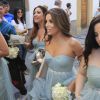Eva Longoria assiste au mariage d'amis, Manuel Gutierrez Cabella et Alina à Cordoue en Espagne, le 1er mai 2015