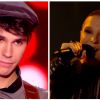 Lilian Renaud et Anne Sila, lors de la finale de The Voice 4 le samedi 25 avril 2015 sur TF1.