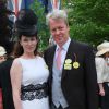 Charles Spencer, 9e comte Spencer, et son épouse Karen Gordon à Ascot en juin 2013