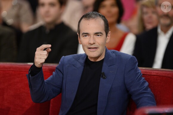 Franck Ferrand - Enregistrement de l'émission "Vivement dimanche" à Paris le 5 novembre 2014.