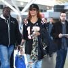 Rihanna à l'aéroport JFK de New York, le 1er mai 2015.