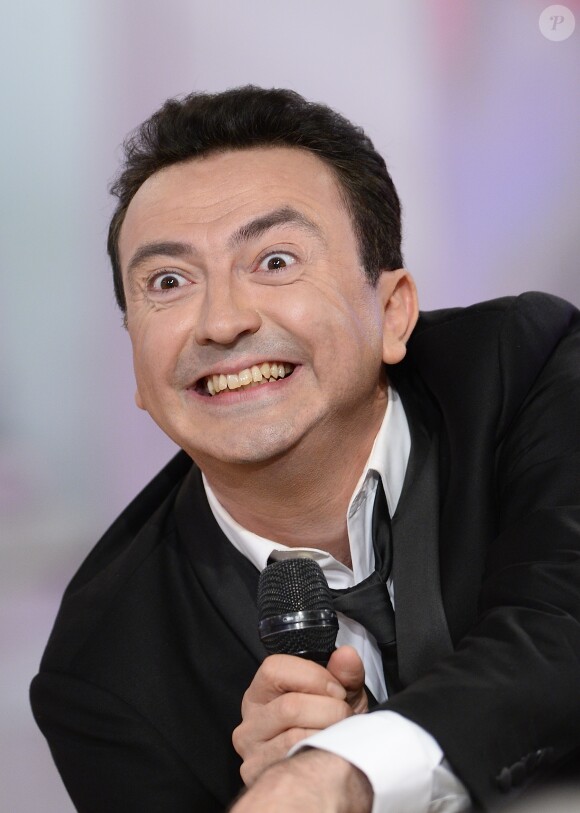 Gérald Dahan - Enregistrement de l'émission "Vivement Dimanche" à Paris le 6 avril 2015 et qui est diffusée le 10 mai 2015. 