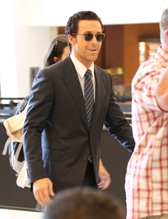 Ryan Gosling vire brun sur le tournage du film "The Big Short" à la Nouvelle-Orléans le 7 mai 2015.