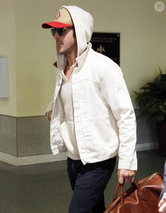 Exclusif - Ryan Gosling quitte le tournage du film "The Big Short" à la Nouvelle-Orléans le 7 mai 2015.
