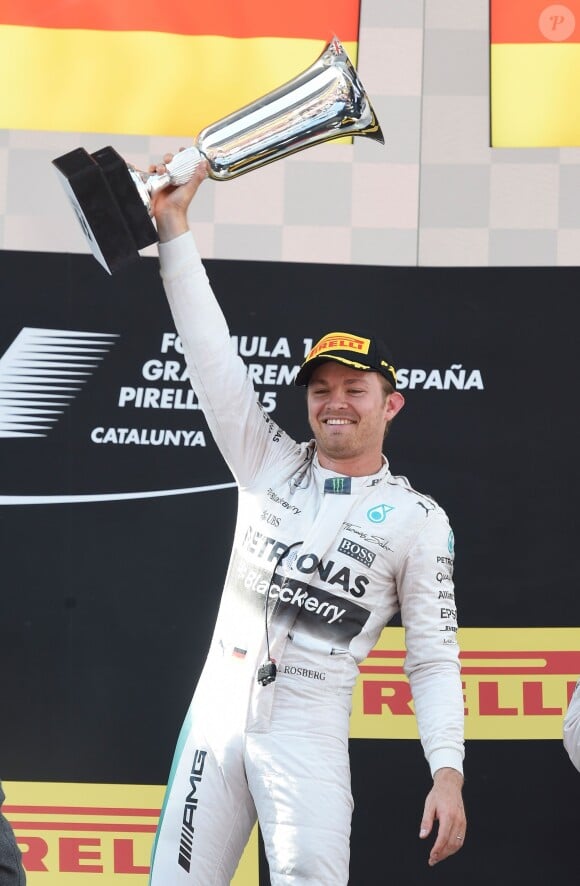 Nico Rosberg s'est imposé au terme du Grand Prix d'Espagne sur le circuit de Catalogne, le 10 mai 2015