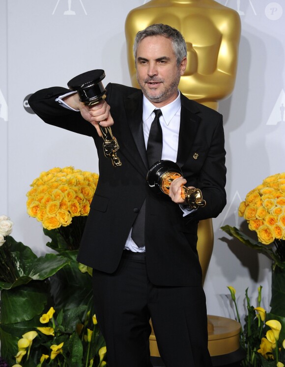 Alfonso Cuaron - Pressroom - 86ème cérémonie des Oscars à Hollywood, le 2 mars 2014.
