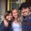Haylie Duff a ajouté une photo d'elle avec son fiancé Matt et sa mère à son compte Instagram, le 1er mars 2015