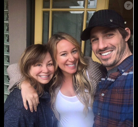 Haylie Duff a ajouté une photo d'elle avec son fiancé Matt et sa mère à son compte Instagram, le 1er mars 2015