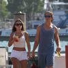 Miles Teller et sa chérie Keleigh Sperry à Miami le 11 mai 2015.