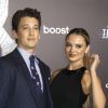 Miles Teller et sa petite amie Keleigh Sperry à la Première du film "The Divergent Series: Insurgent" à New York, le 16 mars 2015. 
