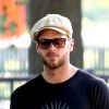 Tom Brady dans un parc de Boston, le 23 août 2014