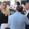 Doutzen Kroes et son mari Sunnery James arrivent à l'hôtel Martinez à Cannes le 12 mai 2015