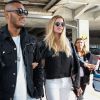 Doutzen Kroes and husband Sunnery James are seen arriving at Nice Airport, Nice, France on May 12, 2015, to attend the 68th International Cannes Film Festival. Photo by ABACAPRESS.COM12/05/2015 - Nice