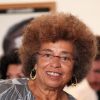 Angela Davis était l'invitée d'honneur des commémorations de l'abolition de l'esclavage dans le principal port négrier français entre le XVIIème et XIXème siècle, à Nantes. Le 11 mai 2015.