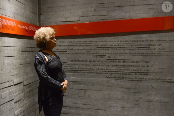 Angela Davis était l'invitée d'honneur des commémorations de l'abolition de l'esclavage à Nantes. Le 11 mai 2015.