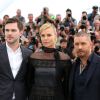 Tom Hardy, Charlize Theron, Nicholas Hoult - Photocall du film "Mad Max: Fury Road" lors du 68e festival international du film de Cannes le 14 mai 2015.