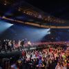 Backstage du concert Stars 80 le 9 mai 2015, au Stade de France
