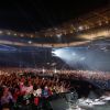 Backstage du concert Stars 80 le 9 mai 2015, au Stade de France