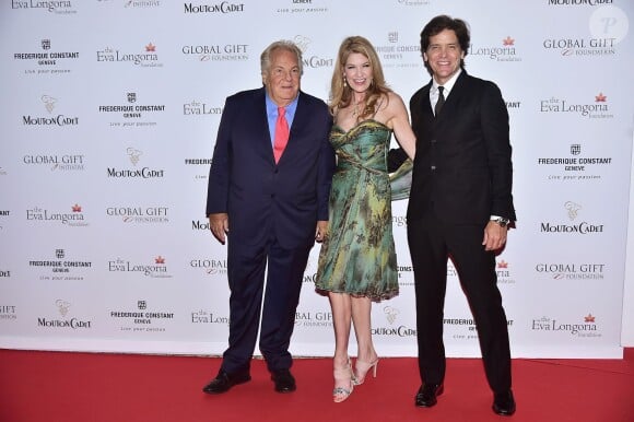 Massimo Gargia, Janeen et Michael Damian - Soirée "Global Gift Gala" pendant le 68e Festival international du film de Cannes. Le 14 mai 2015